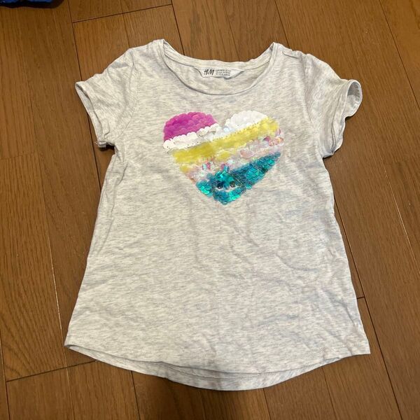 Tシャツ 女の子 キッズ 半袖 子供服 エイチアンドエム