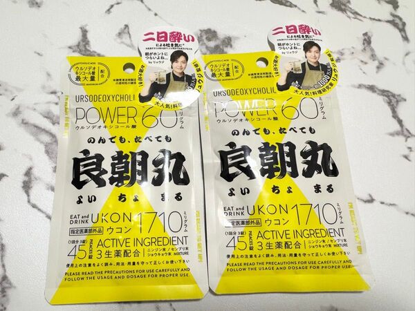 ウコン 指定医薬部外品 二日酔い リュウジ監修 肝臓ウルソ デオキシコール酸 ニンジン ショウキョウ センブリ 2袋