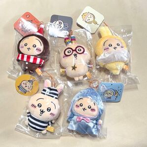 ちいかわ マスコット うさぎ まとめ売り 5点 ジンジャーマン 光る輪っパジャマ 囚人 バースデー