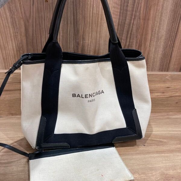 BALENCIAGA バレンシアガ ネイビーカバスS ハンドバッグ トートバッグ ショルダーバッグ ブランド 人気 レディース