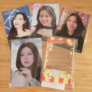 NiziU マコ くじ ステッカー 5点セット