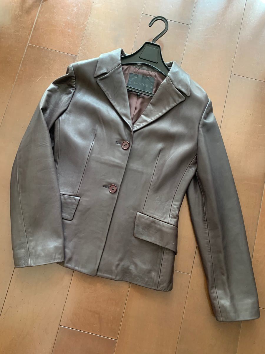 美品 goa ゴア レザー ジャケット ブラウン ビッグフード ライダース