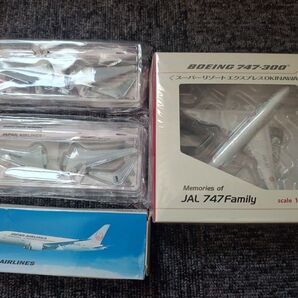 JAL 日本航空 飛行機模型 4点 詰め合わせ