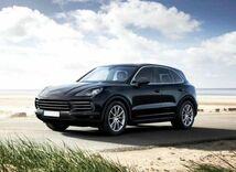 ★ポルシェ E3 カイエン SUV 2018～用カーボンフロントアンダースポイラー/カーボンスプリッター/リップスポイラー/PORSCHE/Cayenne/_画像1