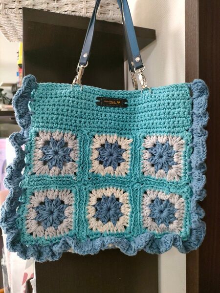 モチーフ編みバッグ ハンドメイド