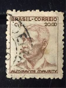  Brazil stamp * Almirant Maurity aluminium man *mo-li tea ..1950 year 
