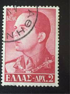 ギリシャ切手★ポール国王1956年