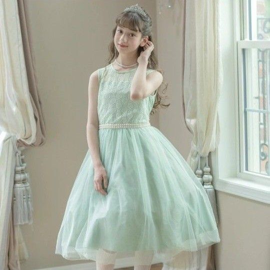 キャサリンコテージ ドレス ノースリーブワンピース 女の子フォーマルドレス 結婚式 キッズ 160