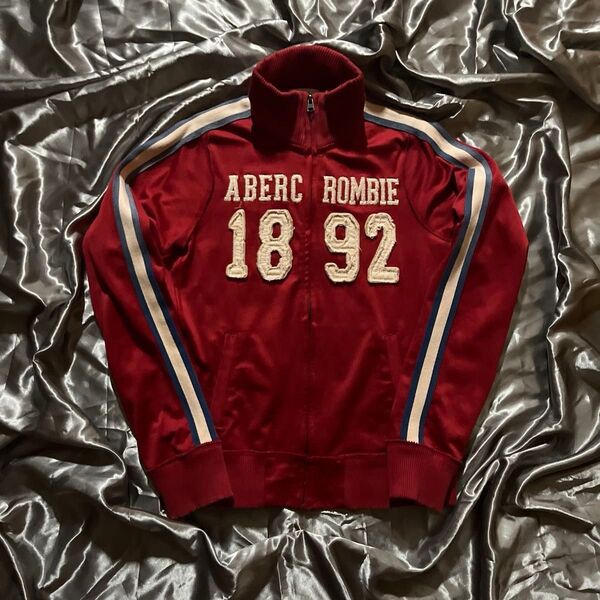 Abercrombie&Fitch ABERCROMBIE 1892 trackjacket トラックジャケット 00s 赤 短丈