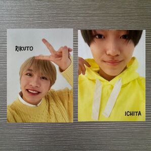 井上一太⇔浦陸斗 WINK UP 自撮りカード 厚紙 1枚