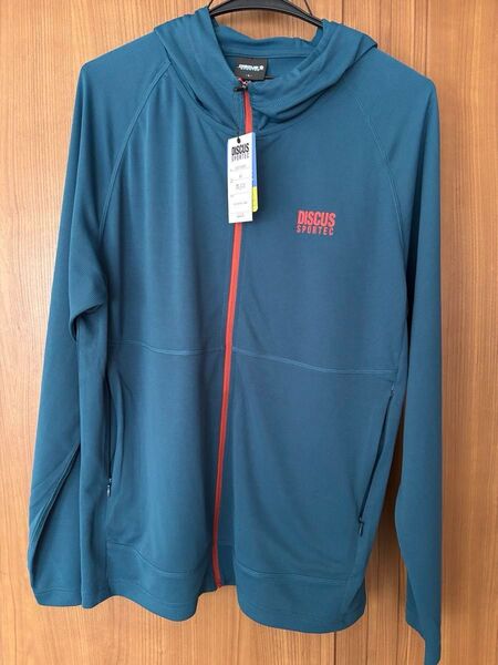 【新品】DISCUS SPORTEC 長袖ジップシャツ L