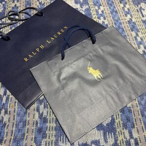 【まとめ売り】RALPH LAUREN ラルフローレン ショッパー 紙袋 袋 2枚セット価格