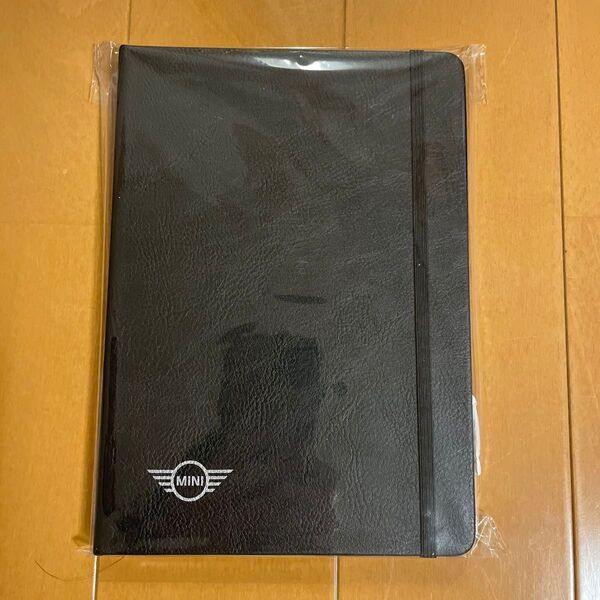 MINI ノベルティ 記念品 レザー調ハードカバーノート (A5) (ブラック)