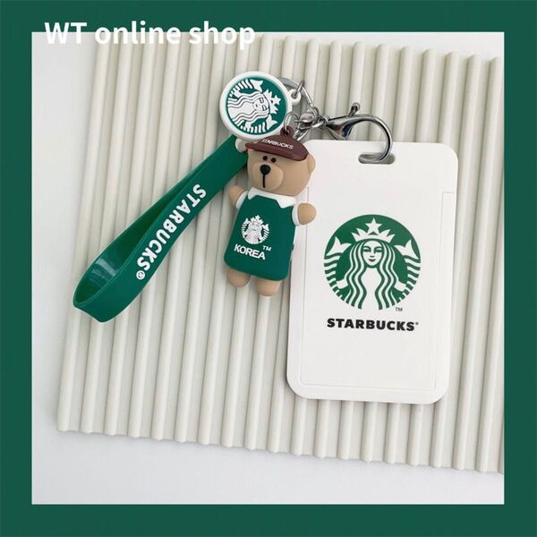 スターバックス スタバ 海外限定スイカ入れ 定期入れ キーホルダー