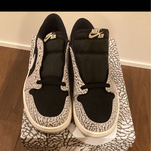 Nike Air Jordan 1 Retro Low OG "Black Cement" 28.5cm