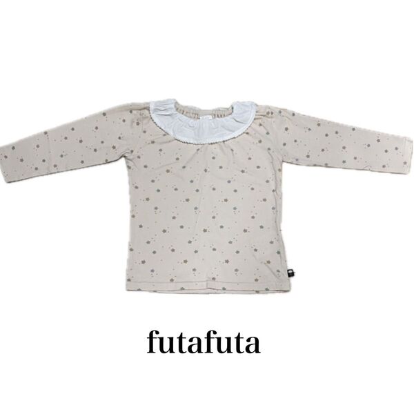 futafuta 子ども服 長袖Tシャツ フリル襟付き 95サイズ 女の子