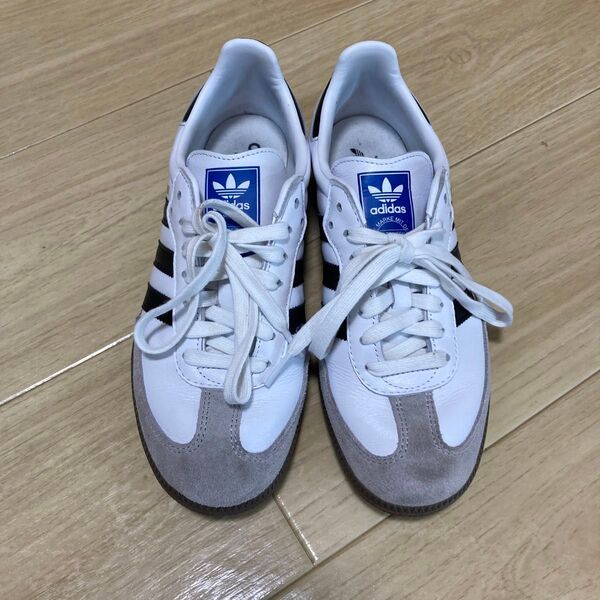 adidas Samba ホワイト/ブラック スニーカー