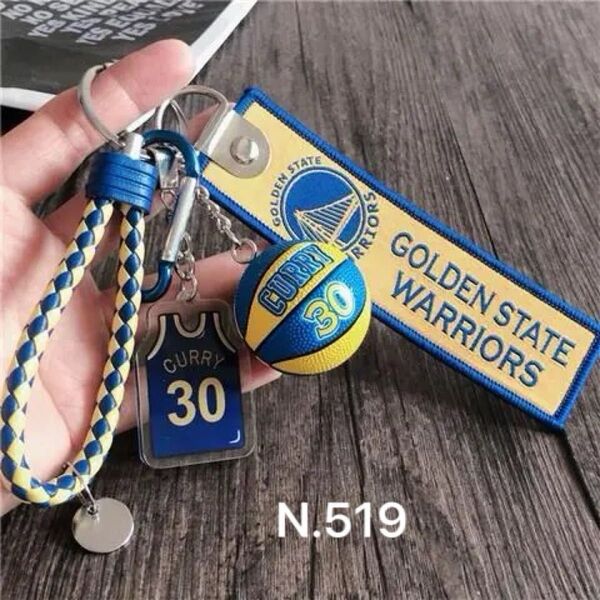 【新品N.519/N.520】一点を選んでバスケットボールチャームキーホルダージャージーペンダントアクセサリーミニバスケットボール