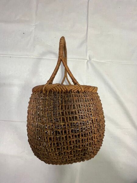 あけび籠 みかん籠 青森県 伝統工芸 希少品 珍品