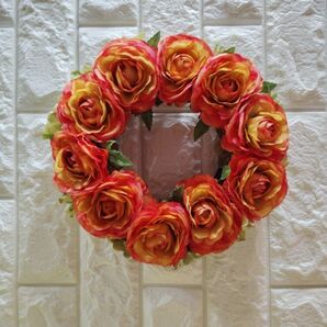 (New)豪華な薔薇のリ−ス