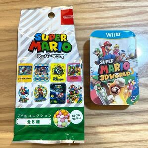 【新品未使用】 スーパーマリオ プチ缶コレクション カラフルラムネ 3Dワールド ラムネ缶