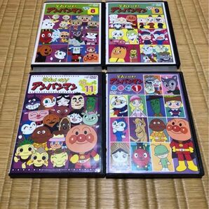 アンパンマン 2017年 2018年 2019年 レンタル落ち DVD 4枚 セット レンタル落ち