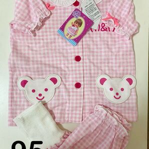 キッズ 新品 メルちゃん なりきり パジャマ 95cm 半袖 さわやか素材