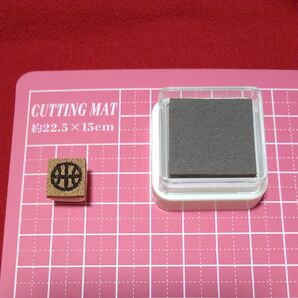 習い事 スタンプ バスケットボール スタンプ台 ブラウン 水性 はんこ セット スタンパー ミニバス スケジュール管理 知育玩具