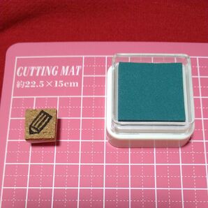 習い事 スタンプ 鉛筆 習字 かきかた 塾 テスト スタンプ台 グリーン 水性 はんこ セット スタンパー 知育玩具