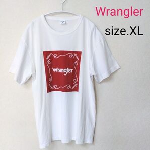 Wrangler ラングラー Tシャツ デカロゴ プリントロゴ size.XL