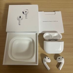 【使用期間4ヶ月!!】Apple AirPods4 MXP93J/A アクティブノイズキャンセリング搭載モデル ワイヤレスイヤホン