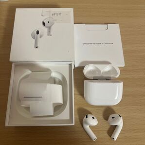 【使用期間5ヶ月!!】Apple AirPods4 MXP93J/A アクティブノイズキャンセリング搭載モデル ワイヤレスイヤホン