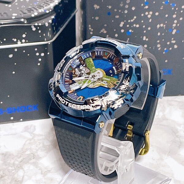 美品 CASIO G-SHOCK GM-110EARTH-1AJR 地球 Gショック 限定 カシオ