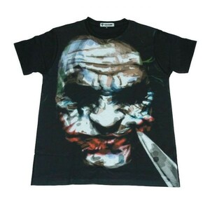 ジョーカー JOKER ヒースレジャー ダークナイト 映画 人気 ストリート系 デザインTシャツ おもしろTシャツ メンズ 半袖★M710M