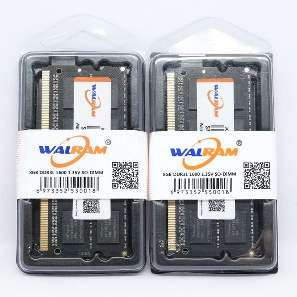 WALRAM DDR3L 1600 SODIMM PC3L 8GB×2 16GB