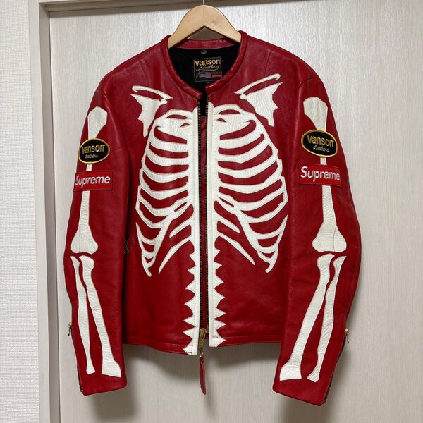 Supreme×vanson leatherborns jacket 美品