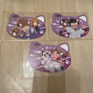 忍たま乱太郎ナンジャタウン ねこ型カード 3枚セット