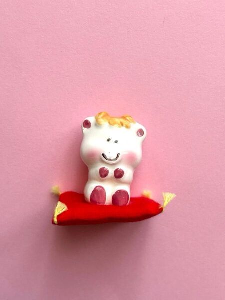 未使用 陶器・ミニチュアの牛