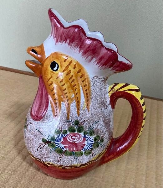 ニワトリ型 水差し ピッチャー 陶器 キッチン用品
