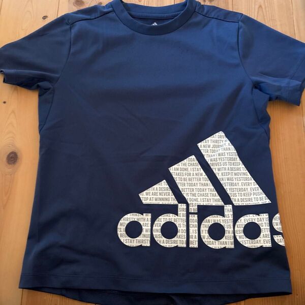 adidas Tシャツ ネイビー 140