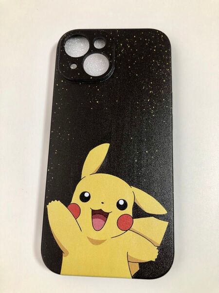 新品 ピカチュウ ポケモン iPhone15 iPhoneケース ポケットモンスター 黒