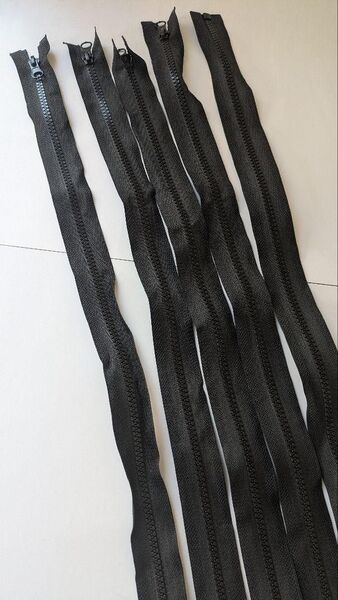 ファスナー素材セット60cm×5本入り 裁縫 クラフト ブラック