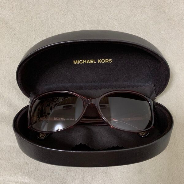 マイケルコース MICHAEL KORS サングラス ケース付き(ブラウン系・美品)