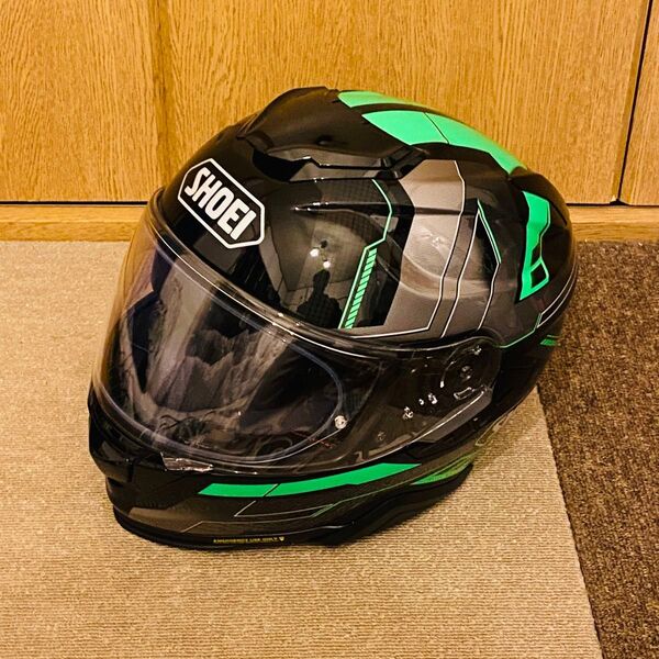 SHOEI フルフェイスヘルメット ブラック・グリーン GT-Air II