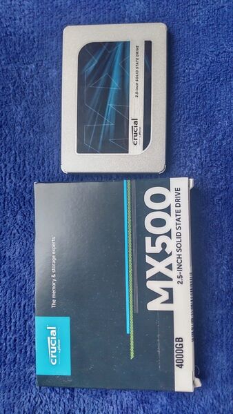 超美品 Crucial MX500 2.5 SSD SATA 4TB CT4000MX500SSD1 51時間 送料無料