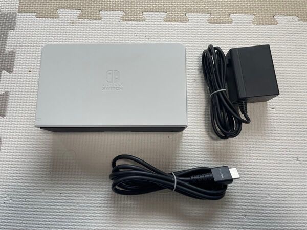 Nintendo Switch 有機ELモデル 純正ドック セット ホワイト 有機EL付属 任天堂 ACアダプター ドック
