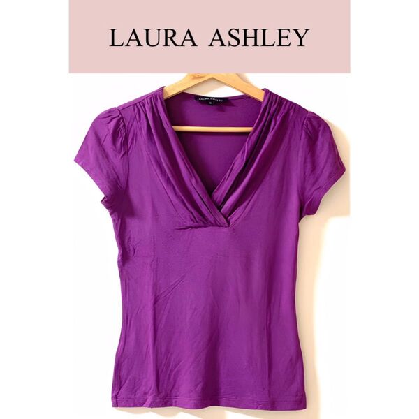 本日限定価格 #23 LAURA ASHLEY ローラアシュレイ カットソー Tシャツ XS