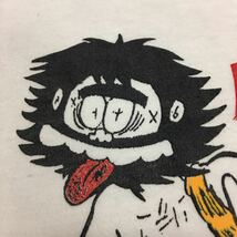 ビンテージ 80s【ハレンチ学園】アニメ Tシャツ USA製 M 永井豪 古着 ヒゲゴジラ 90s デビルマン AKIRA アキラ ロックT オフィシャル 映画_画像9