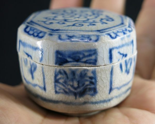 合器 合子 呉須 染付 安南 骨董 呉須 染付 中国骨董 ベトナム 香合 茶道具 Yahoo!オークション -「安南 香合」の落札相場・落札価格