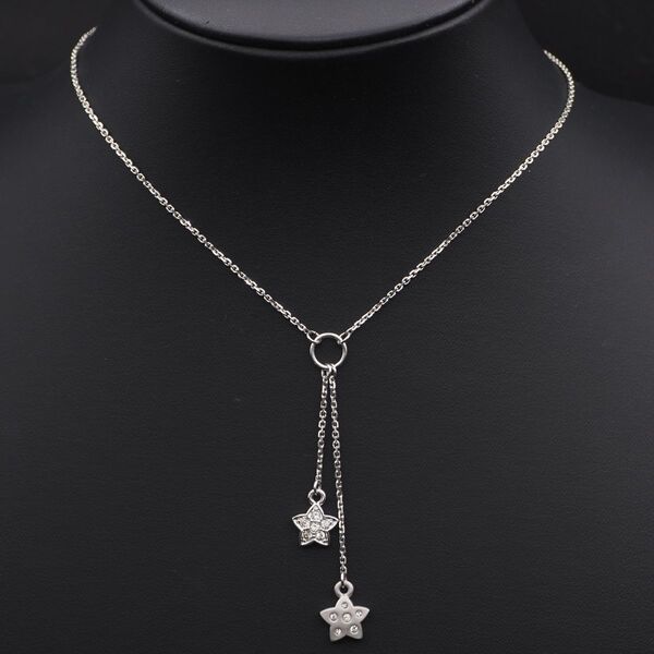 K367 スワロフスキー SWAROVSKI ペンダント ネックレス スター デザイン シルバー